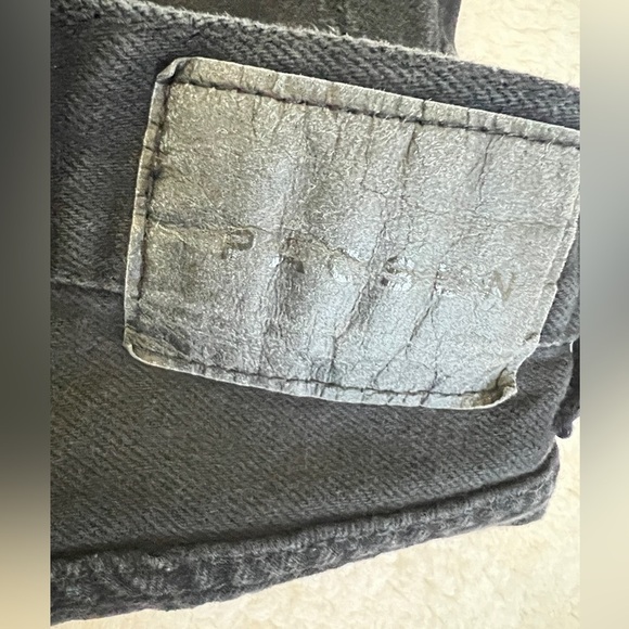 PacSun Black Jean Shorts Raw Hem - Picture 7 of 7